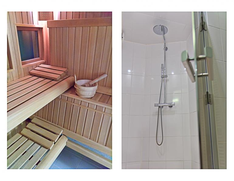 21 Sauna en douche